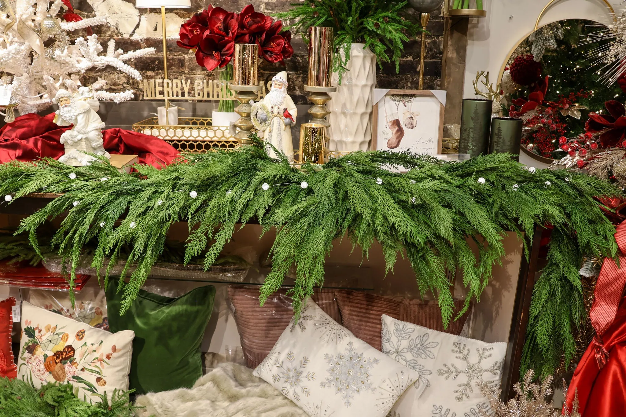 8' Real Touch Cedar Swag/Garland