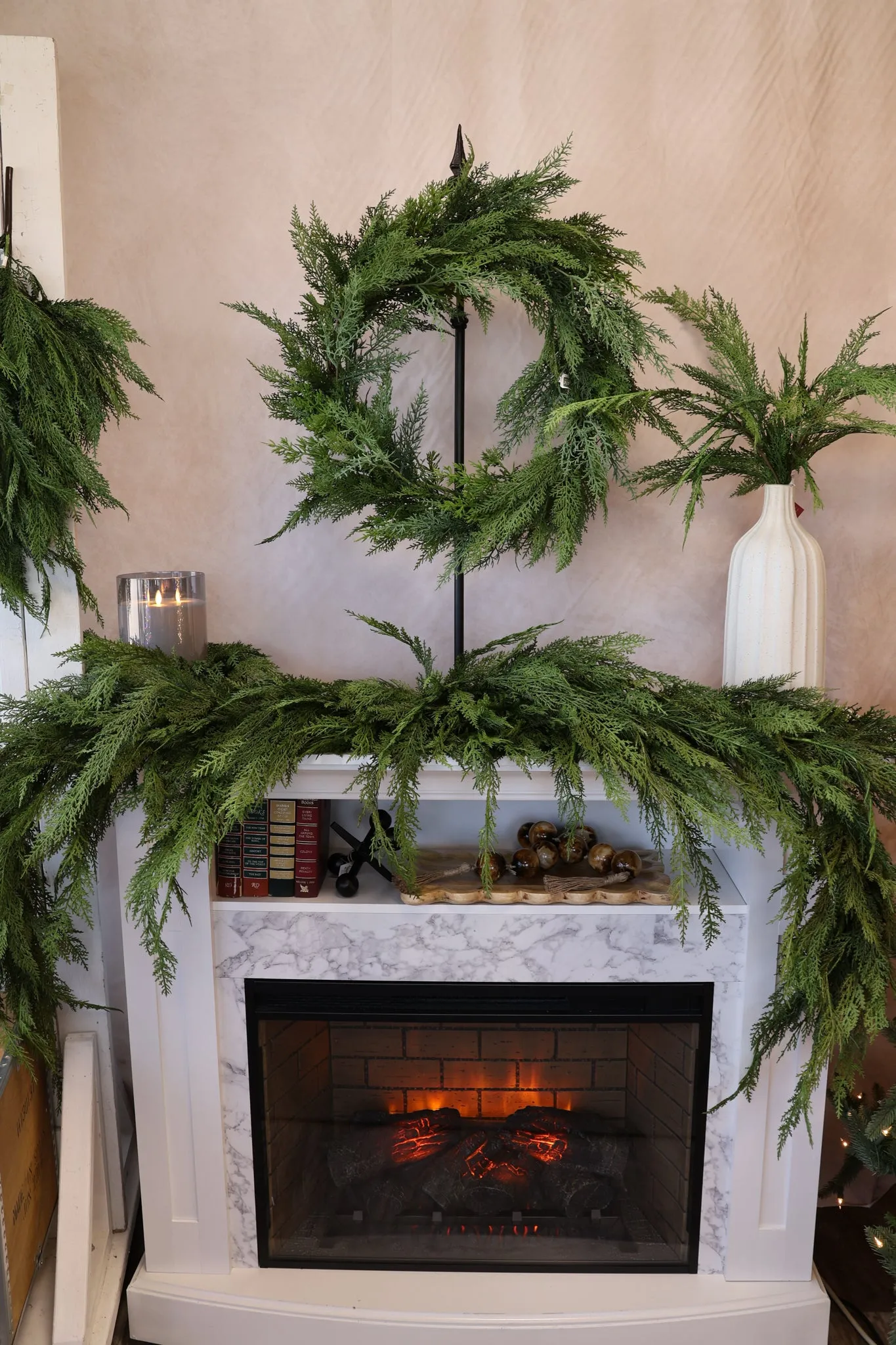 8' Real Touch Cedar Swag/Garland