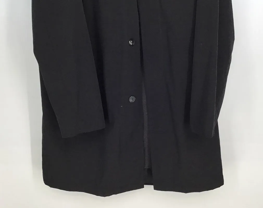 Alfani Men's Black Overcoat - Size 42L