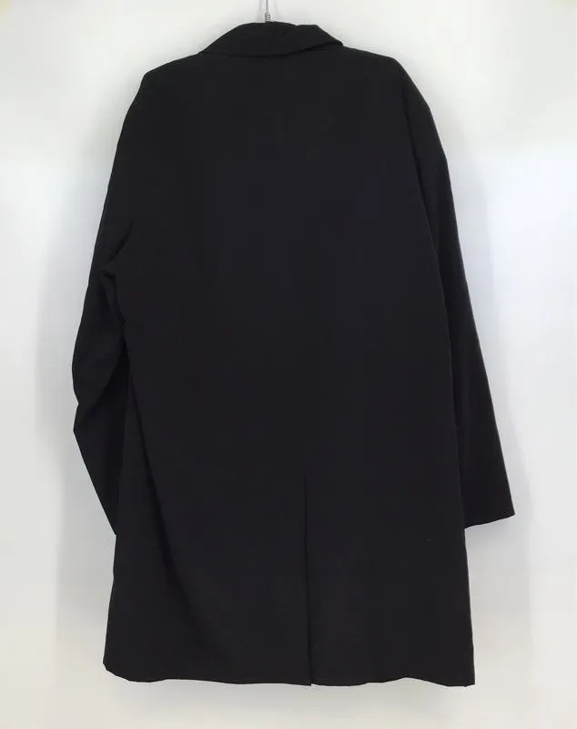 Alfani Men's Black Overcoat - Size 42L