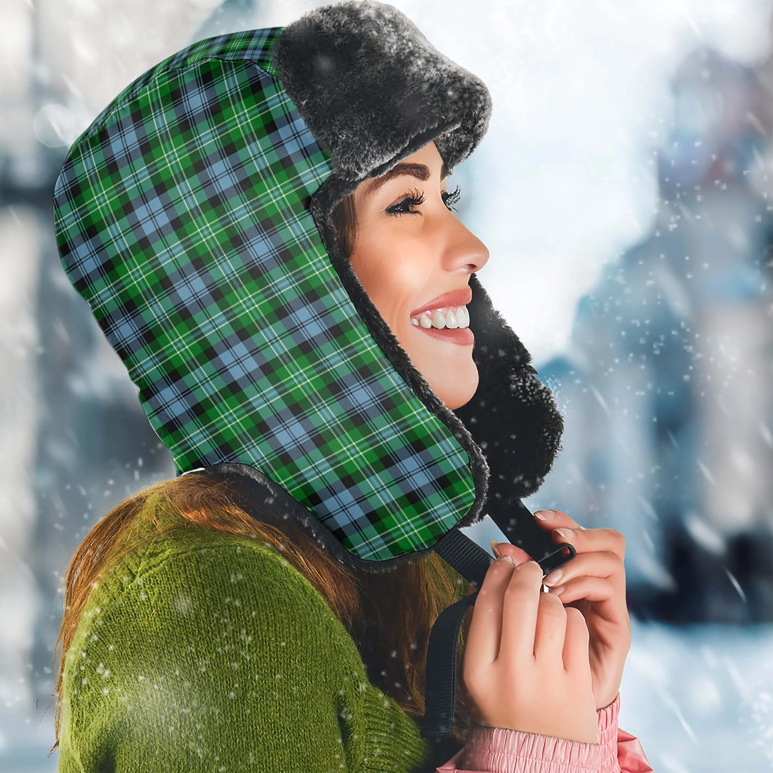 Arbuthnot Ancient Tartan Winter Trapper Hat