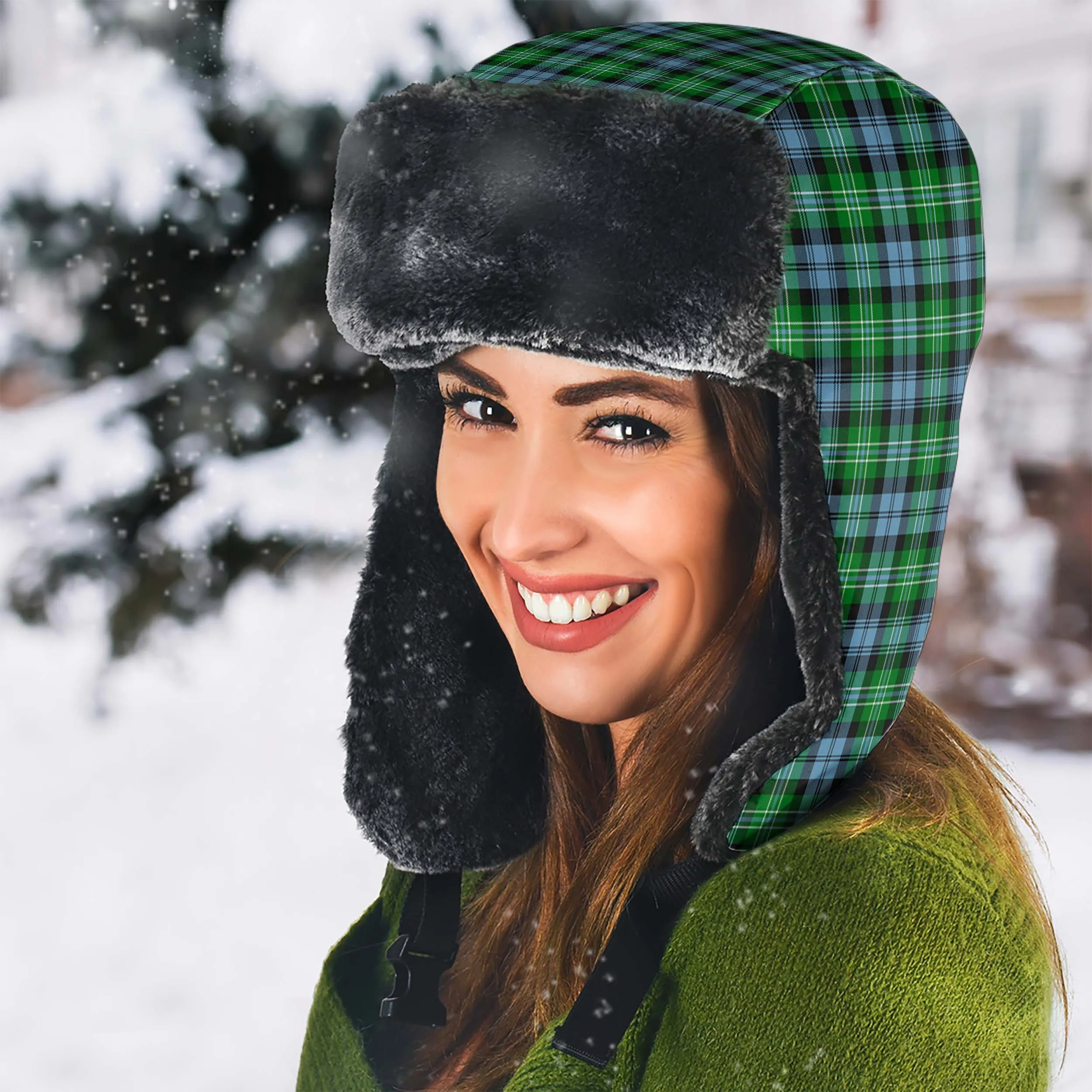 Arbuthnot Ancient Tartan Winter Trapper Hat