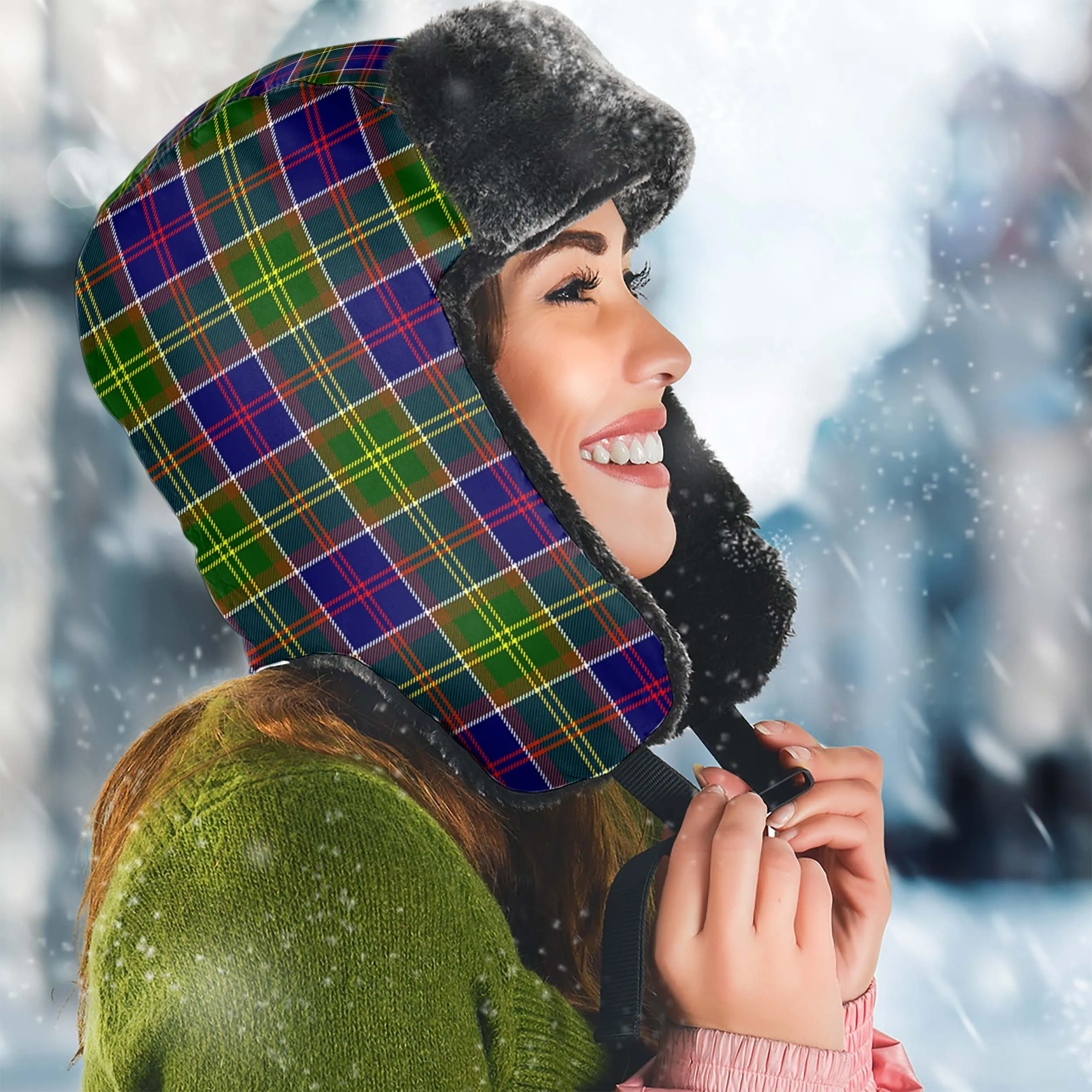 Arnott Tartan Winter Trapper Hat