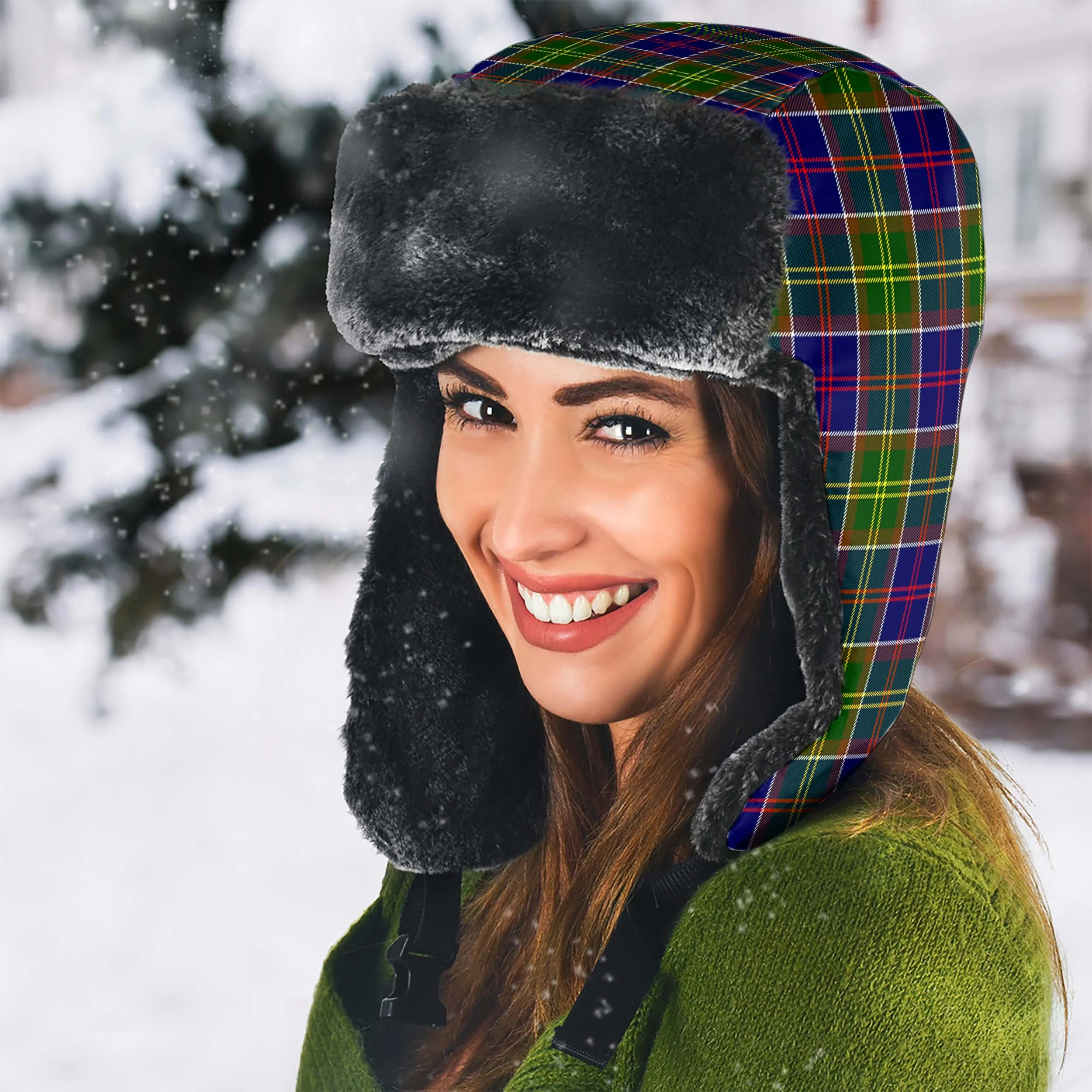Arnott Tartan Winter Trapper Hat