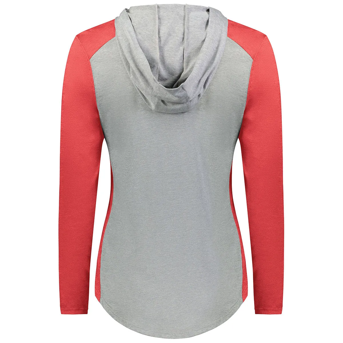 Augusta Sportswear Women's Grey Heather/Scarlet Heather Gameday Vintage Hoodie