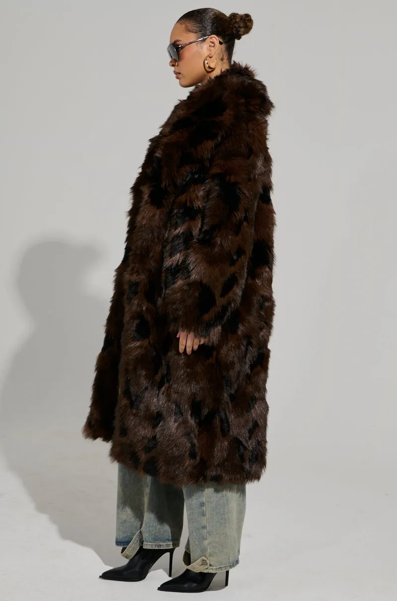 AUSTIN FAUX FUR TRENCH