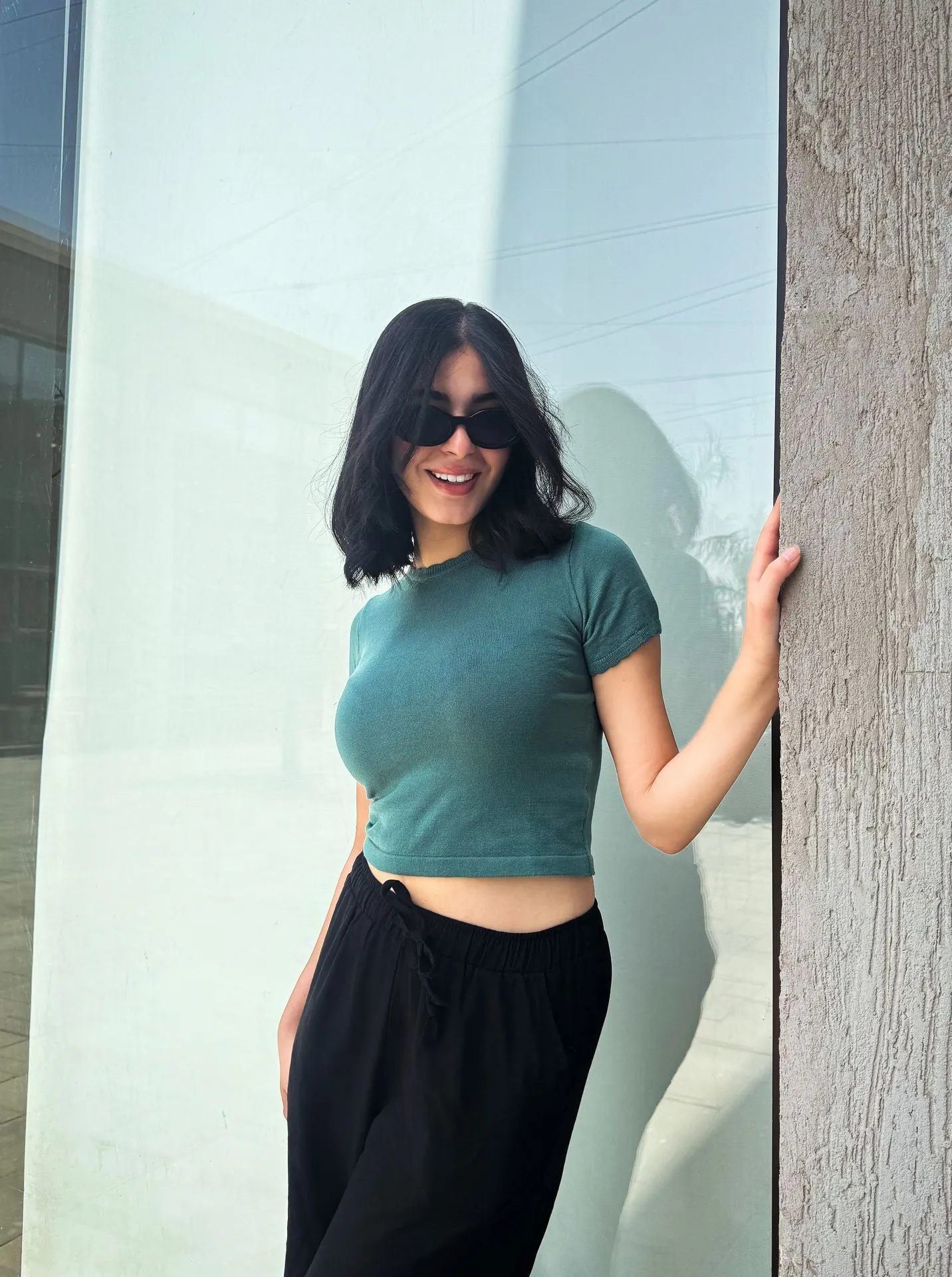 Basic Knit Top Olive