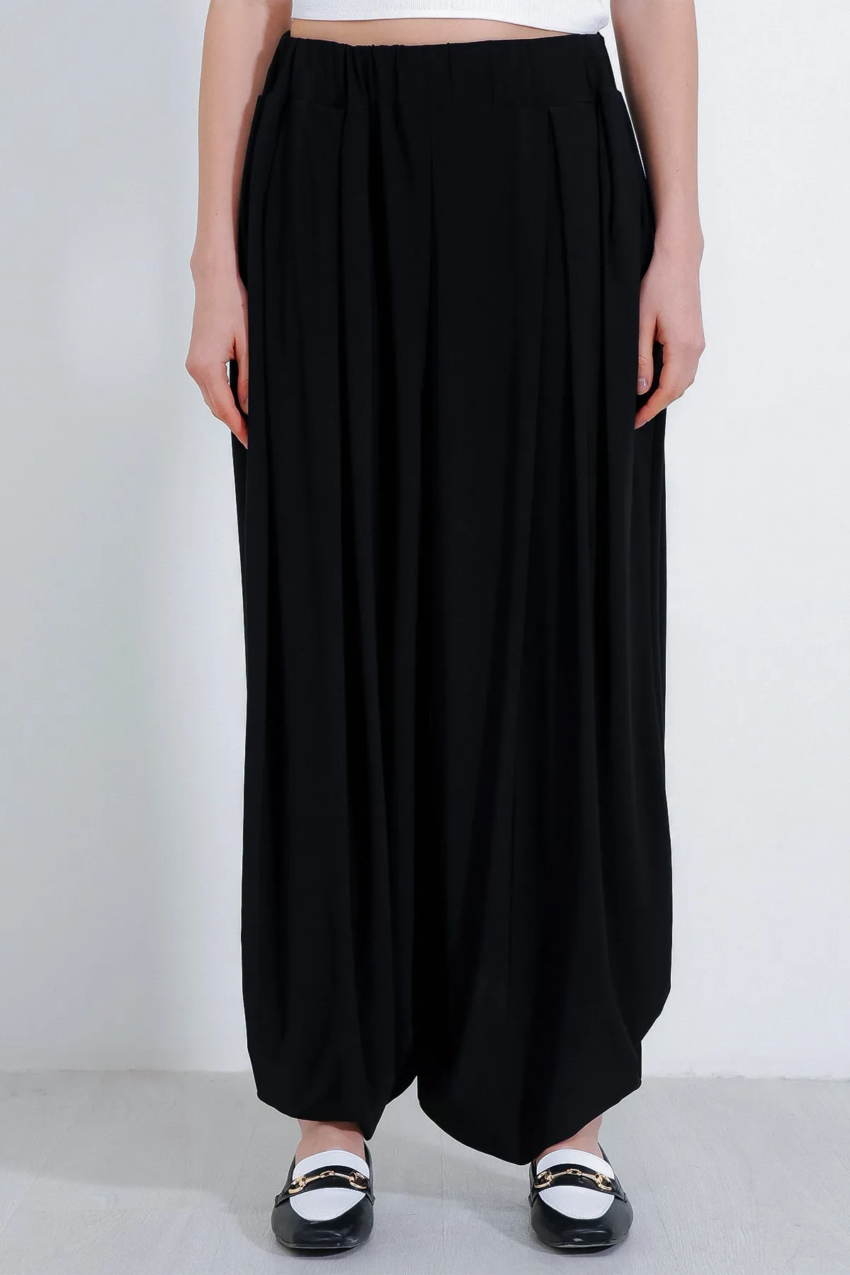 BGD Women Woman Black Baggy Pants 6659 - Avondale