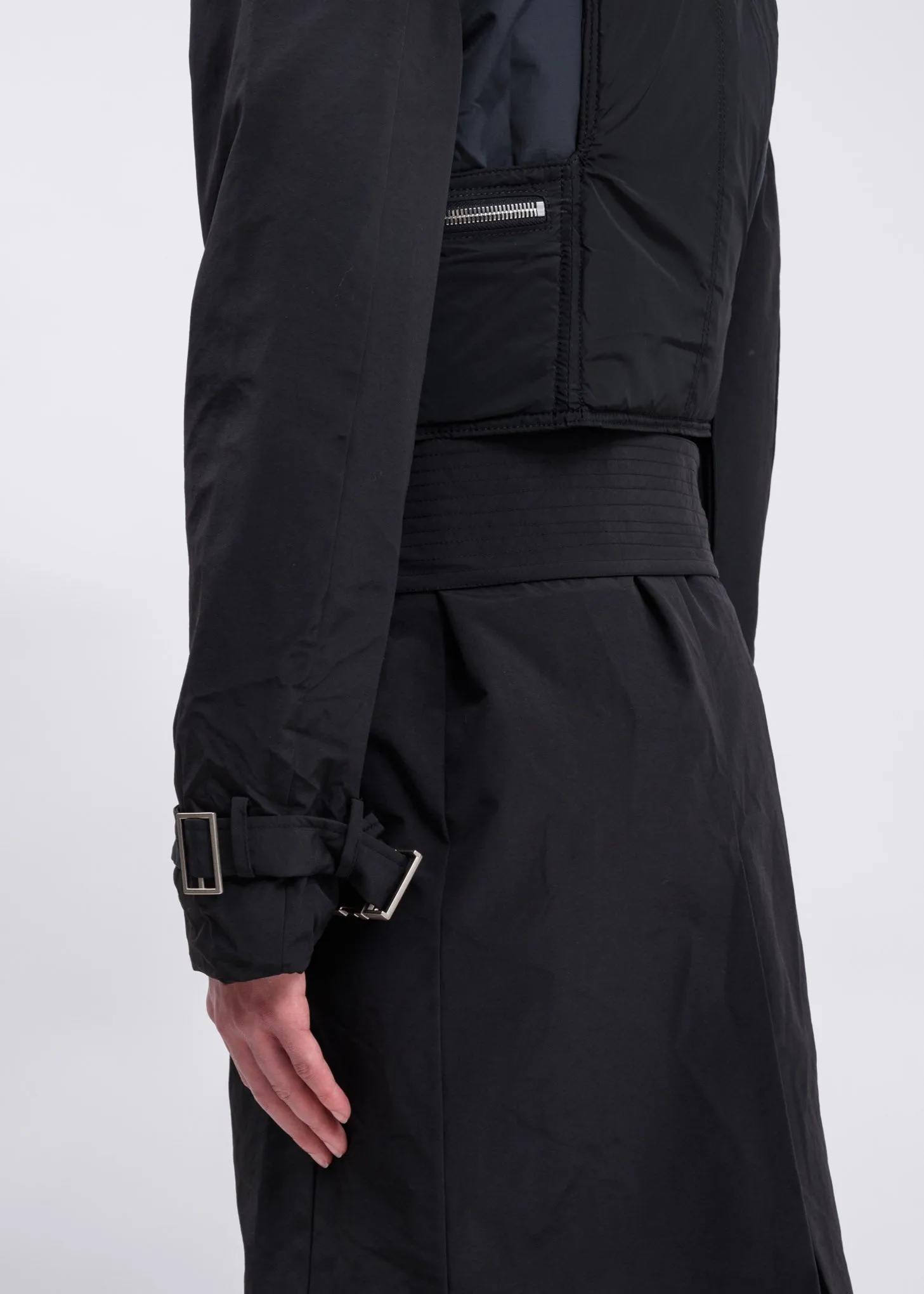Black Long Trench Coat