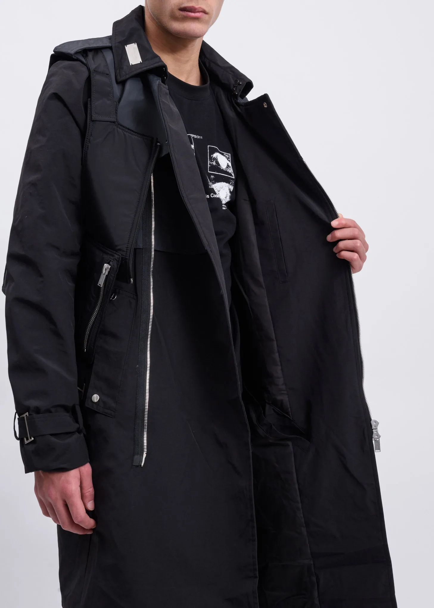 Black Long Trench Coat
