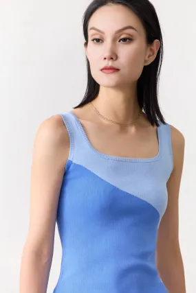 Block Color Bodycon Tank Top