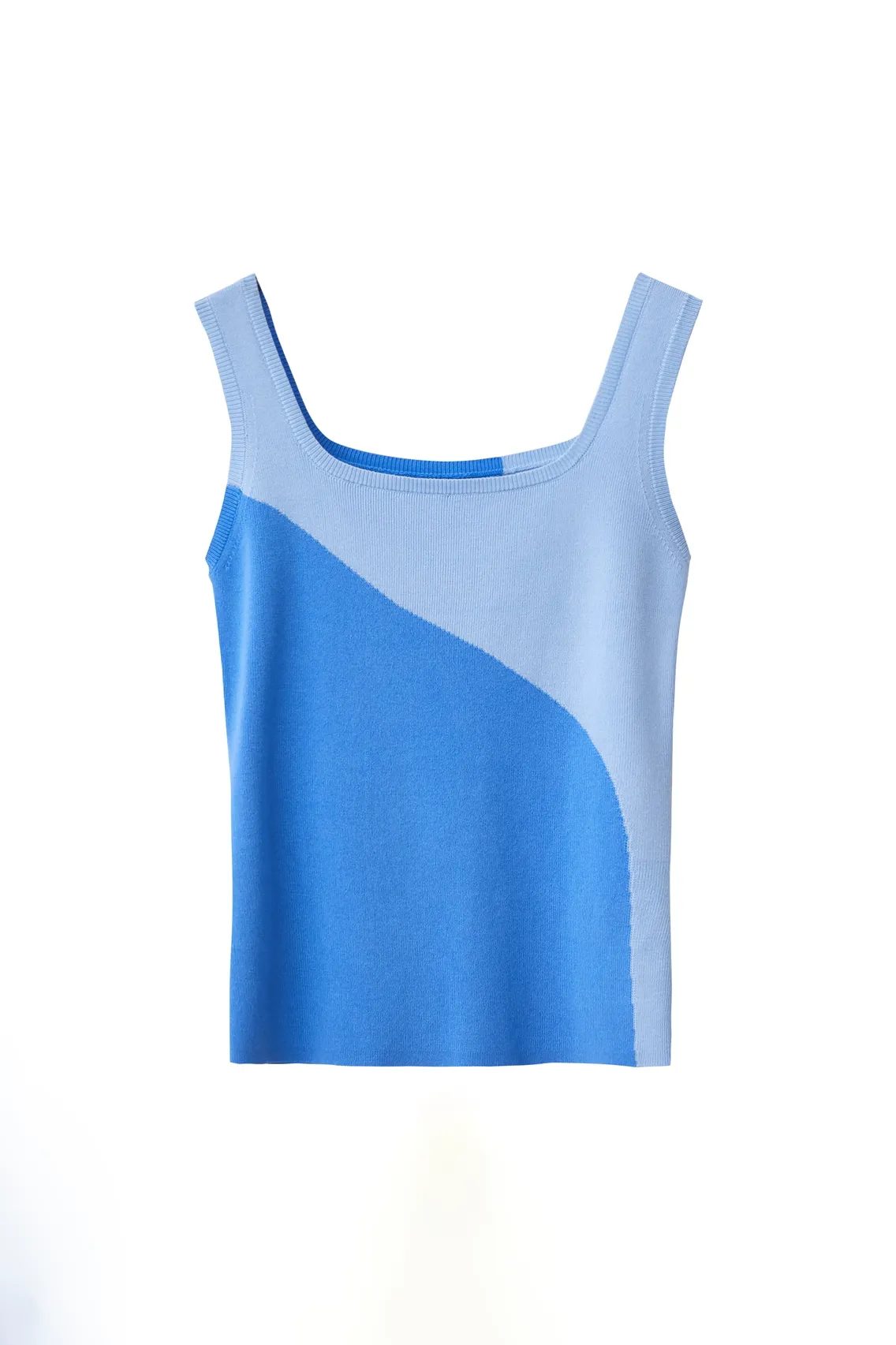 Block Color Bodycon Tank Top