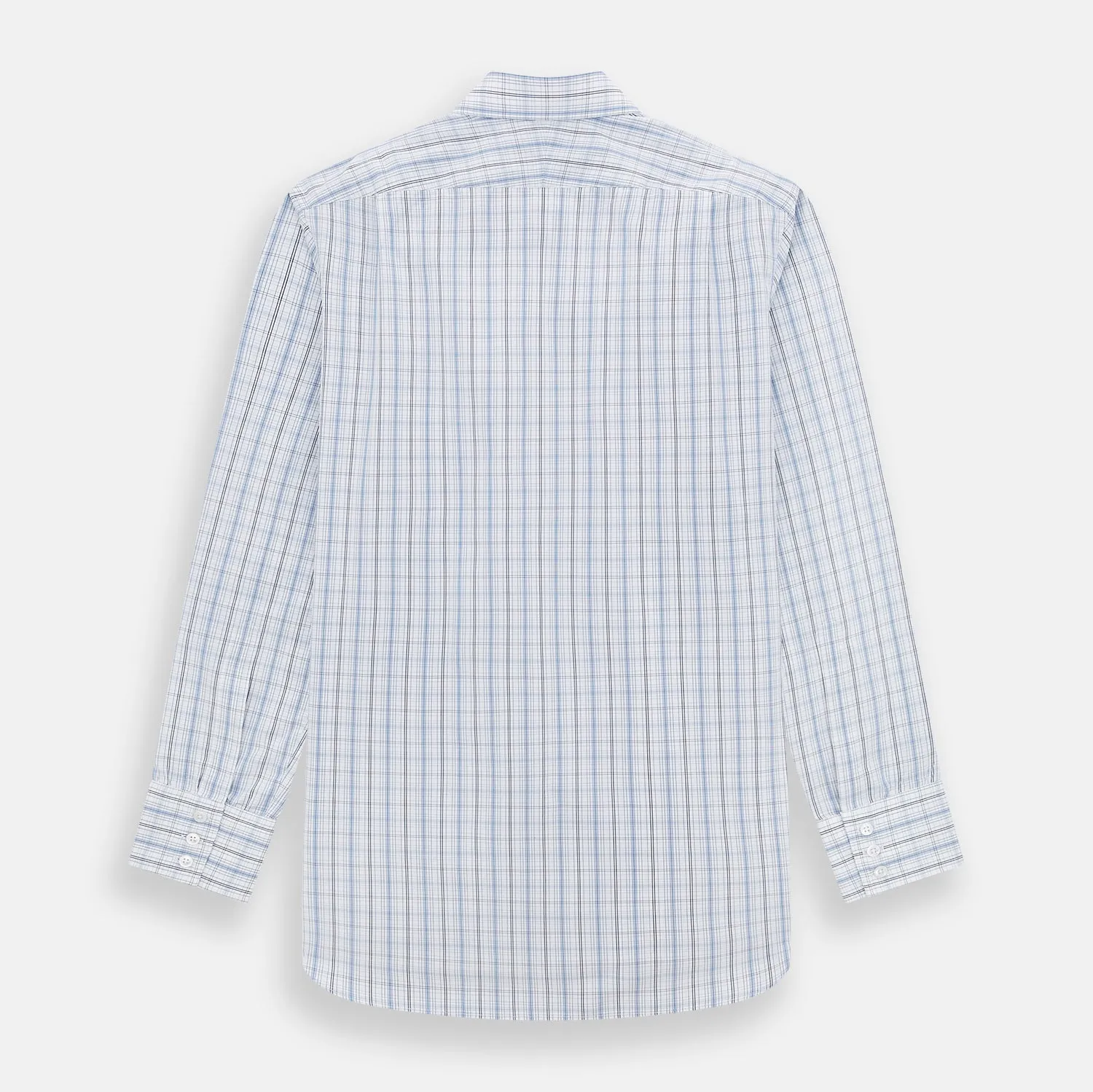 Blue and Navy Multi Check Mayfair Shirt