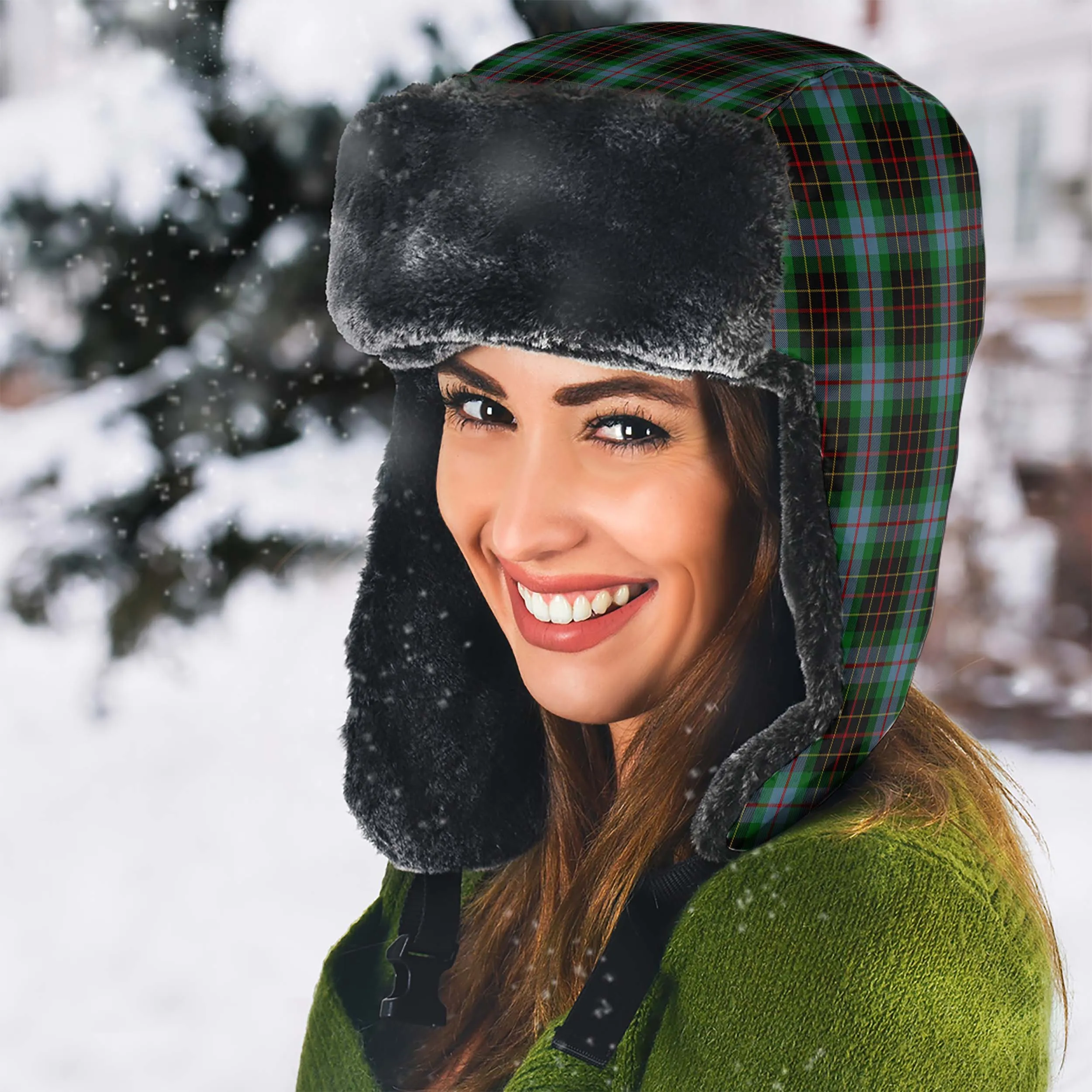 Brodie Hunting Tartan Winter Trapper Hat