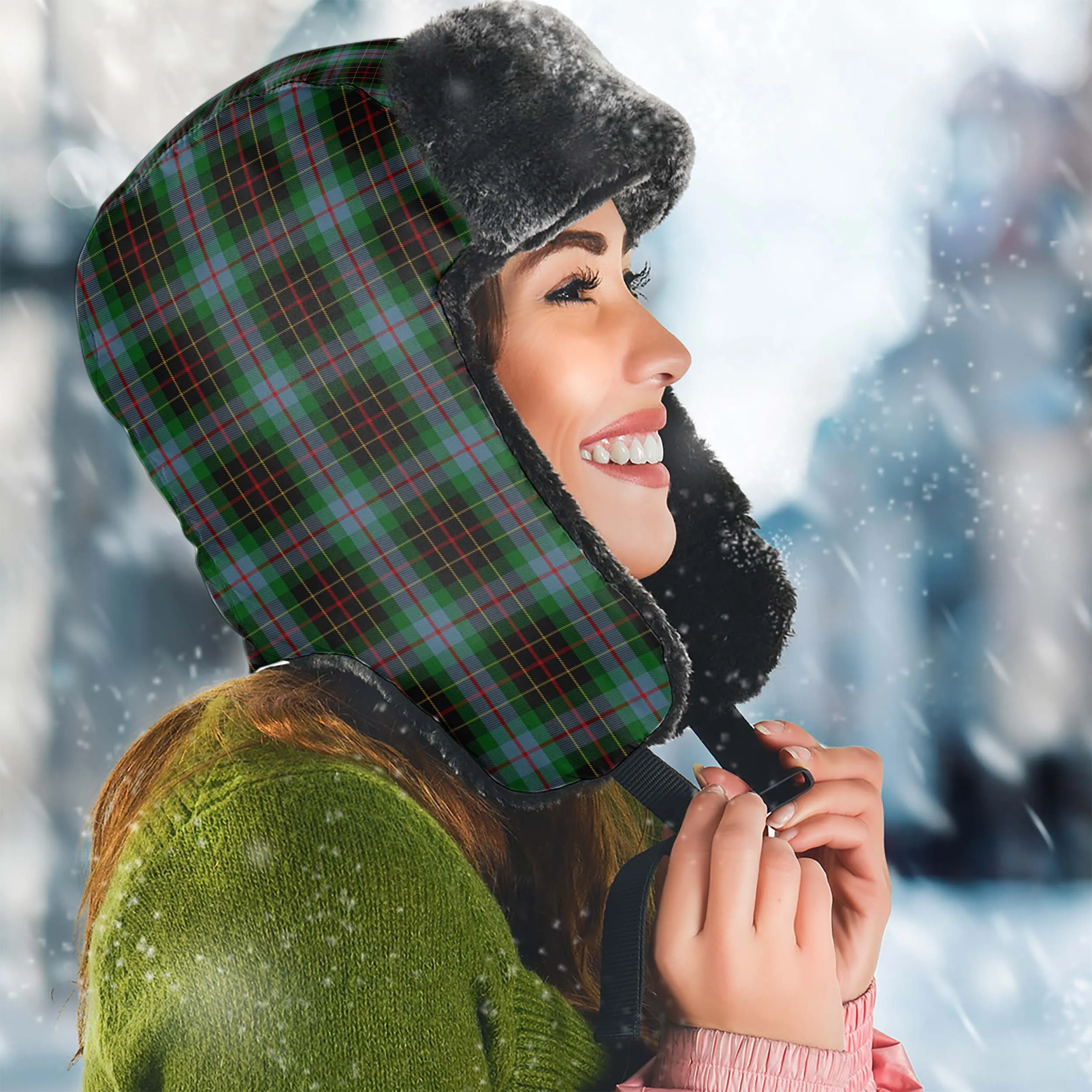 Brodie Hunting Tartan Winter Trapper Hat