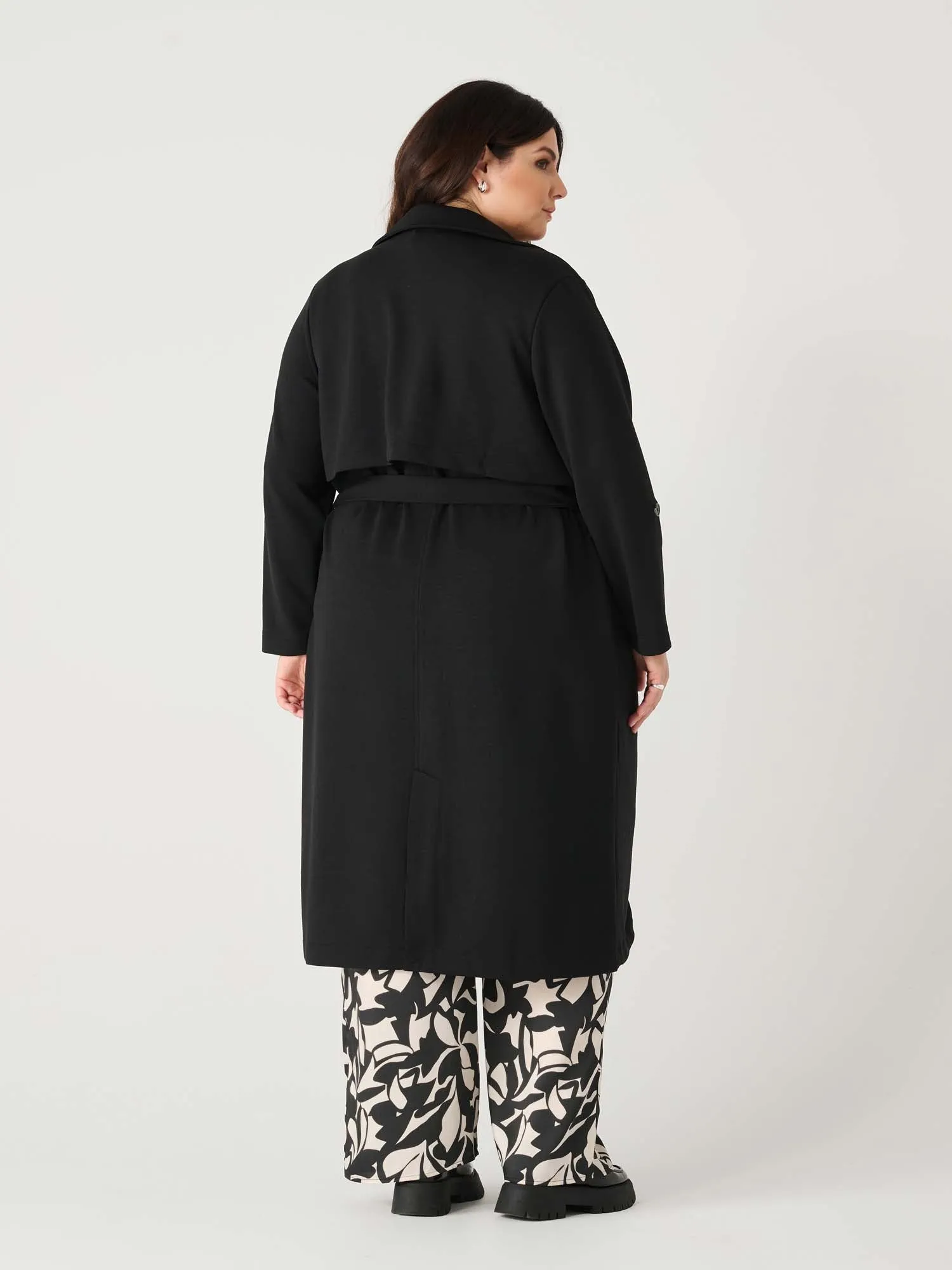 Brooklyn Curvy Knit Trench