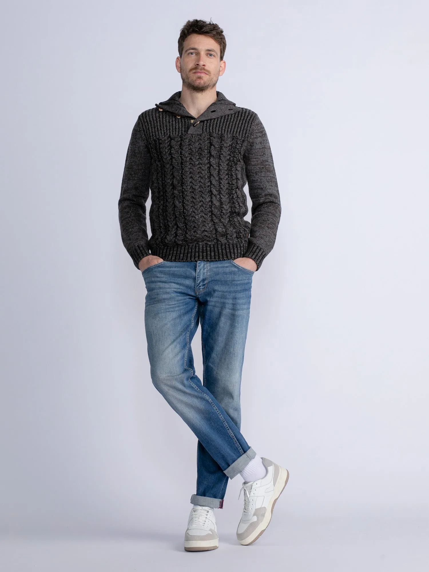 Cable-Knit Pullover Lockport