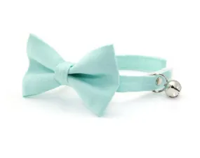 Cat Collar and Bow Tie Set  - Mint