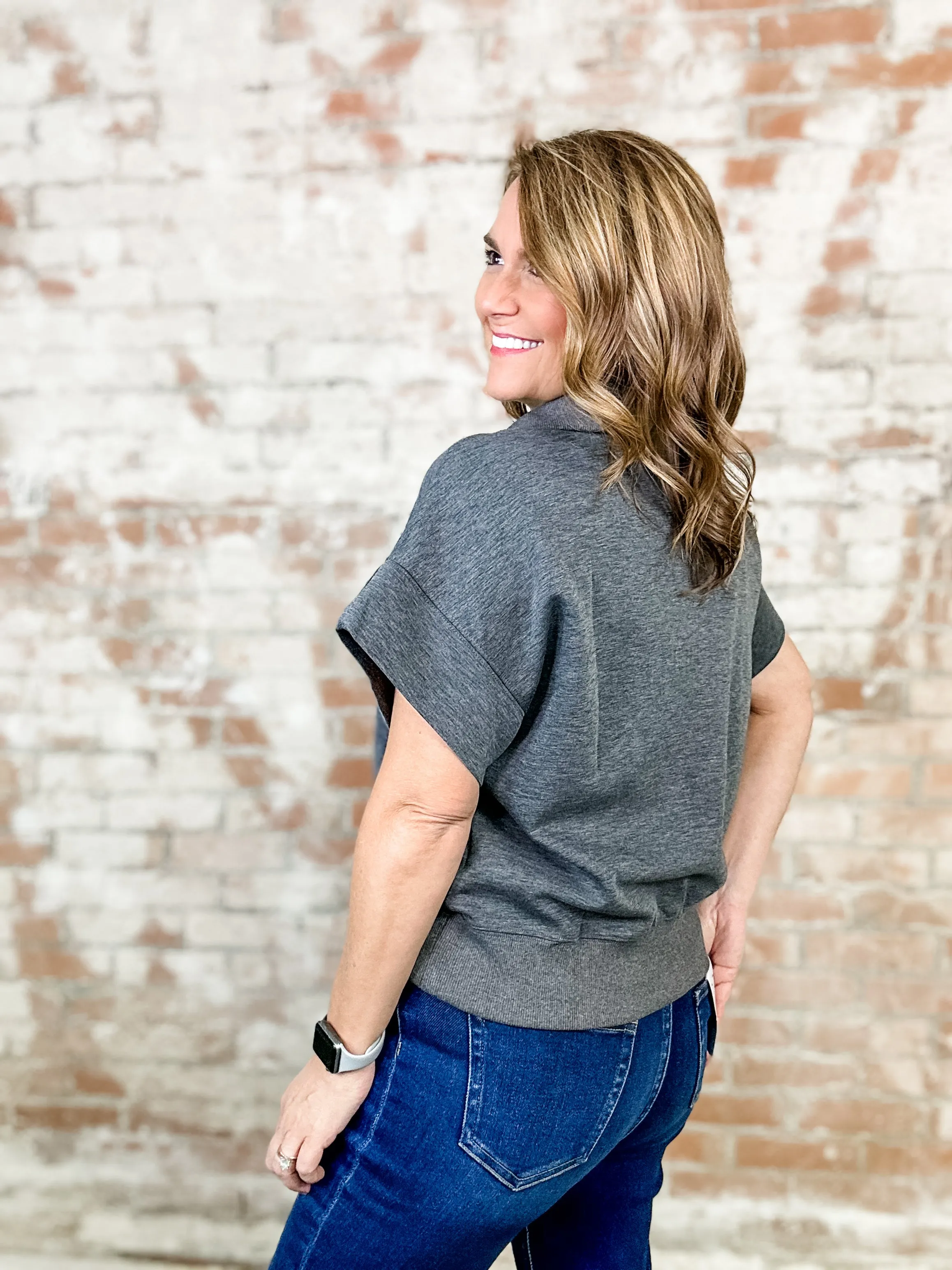 Cece Half Zip Top - FINAL SALE