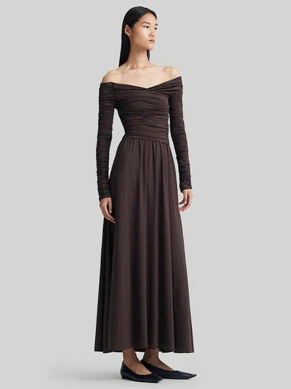 Charlotte Dress in Sable