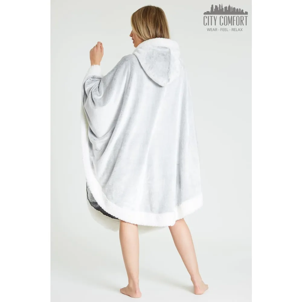 CityComfort Blanket Hoodie For Women Snuggle Sherpa Oversized Hoodie Blanket