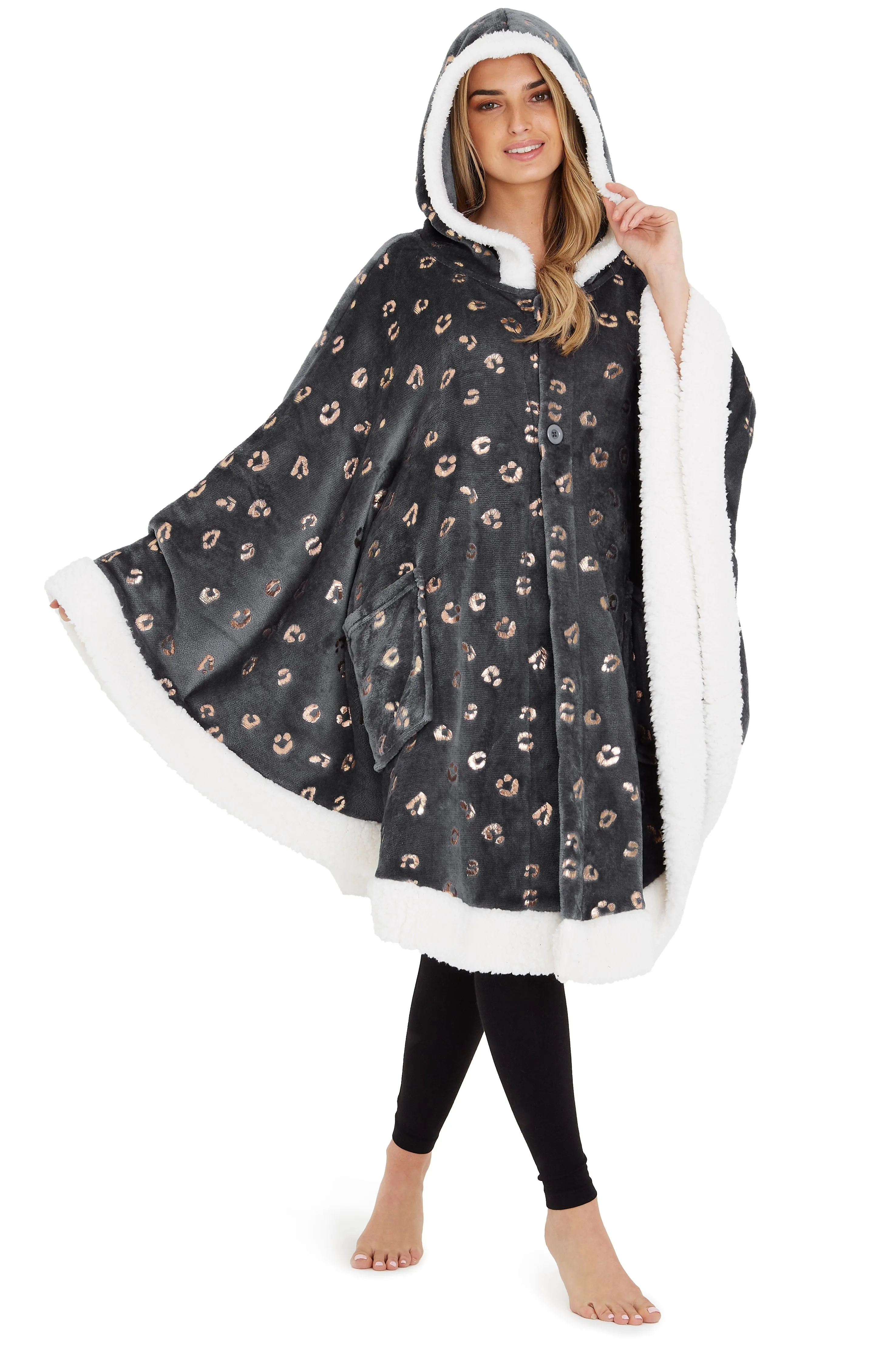 CityComfort Blanket Hoodie For Women Snuggle Sherpa Oversized Hoodie Blanket