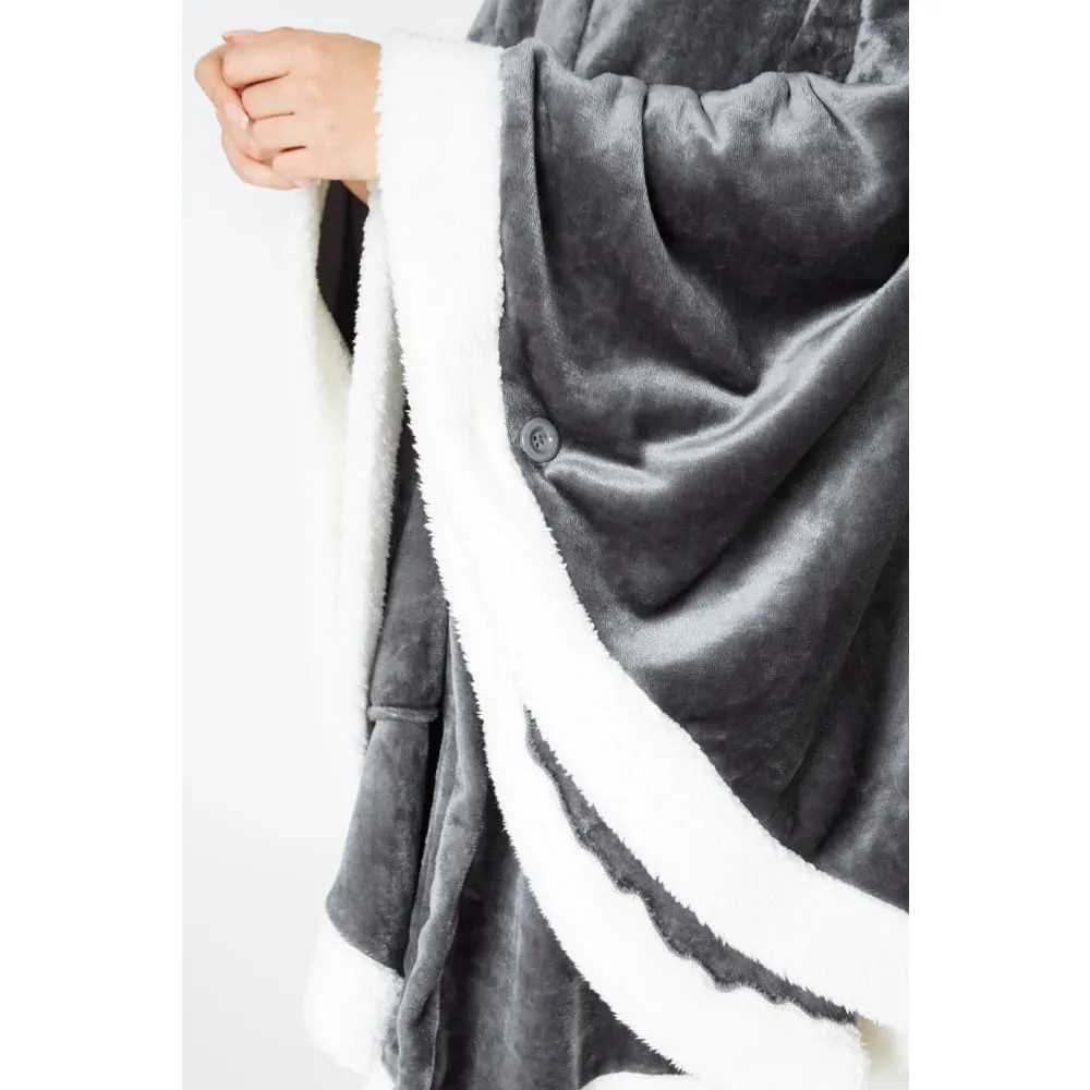 CityComfort Blanket Hoodie For Women Snuggle Sherpa Oversized Hoodie Blanket