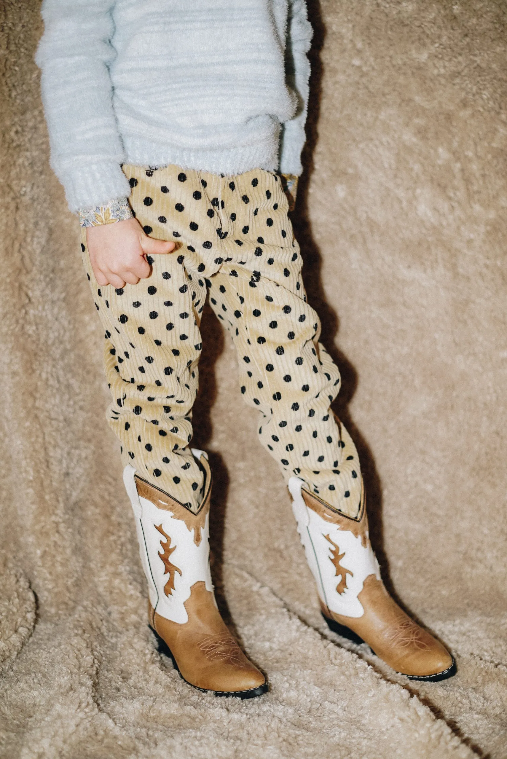 Corduroy Trousers Powder Brown