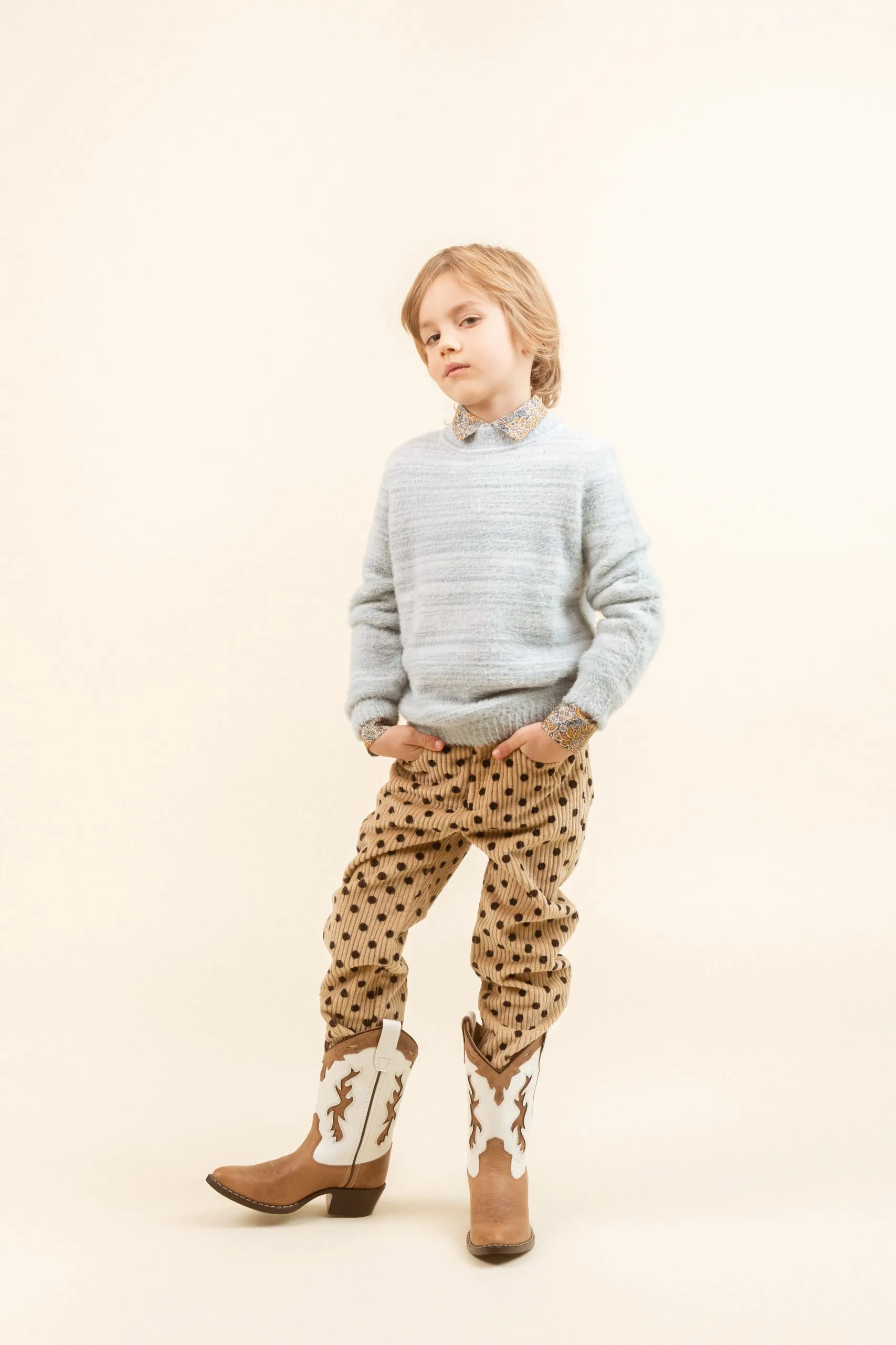Corduroy Trousers Powder Brown