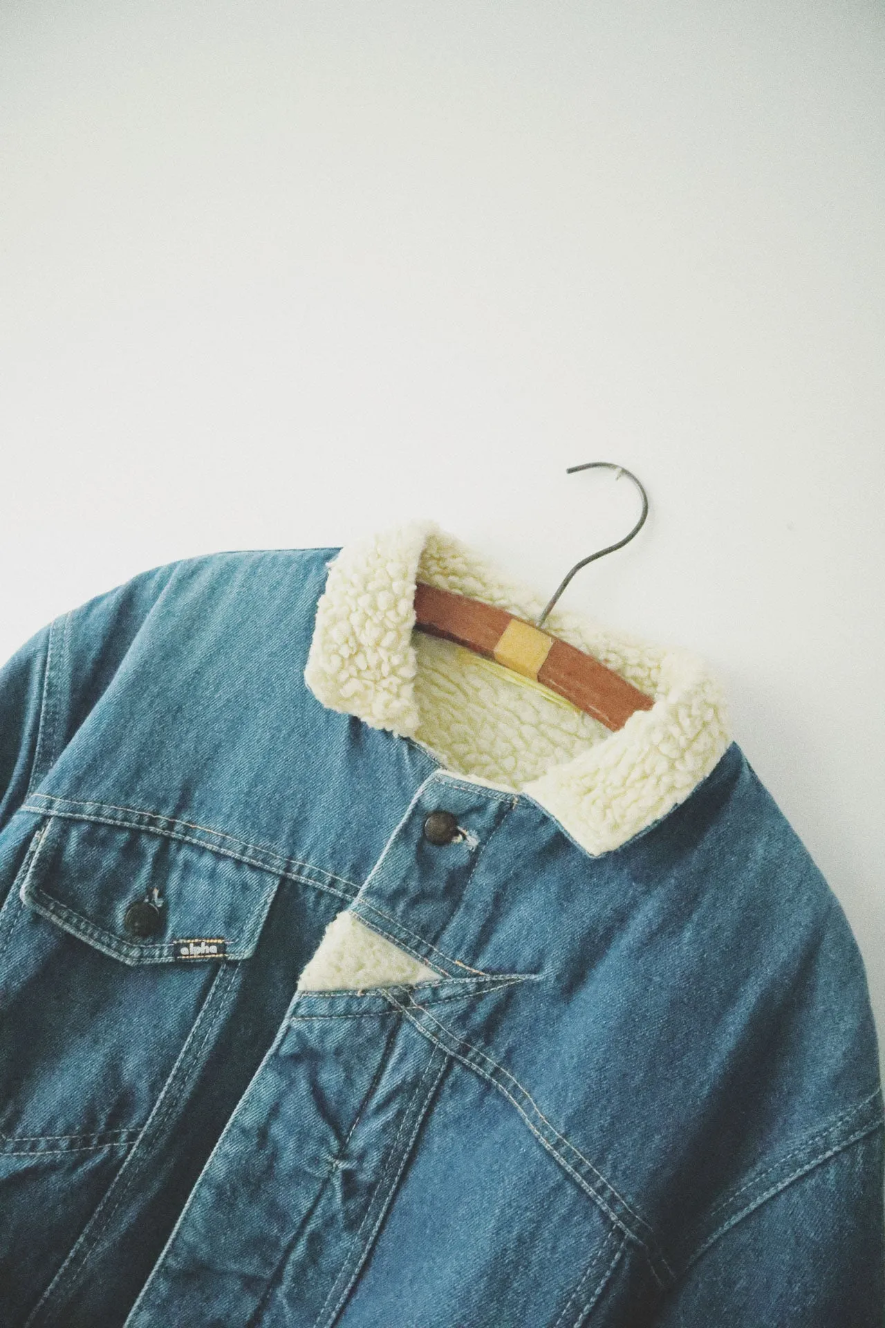 Denim Sherpa Jacket