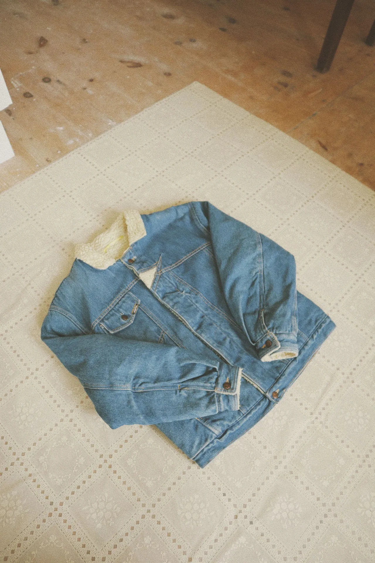 Denim Sherpa Jacket