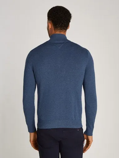 Essential Cotton Zip Jumper