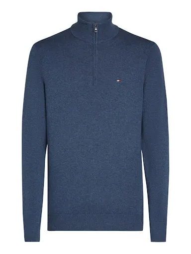 Essential Cotton Zip Jumper