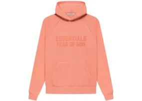 FEAR OF GOD ESSENTIALS "FW22" Hoodie Coral