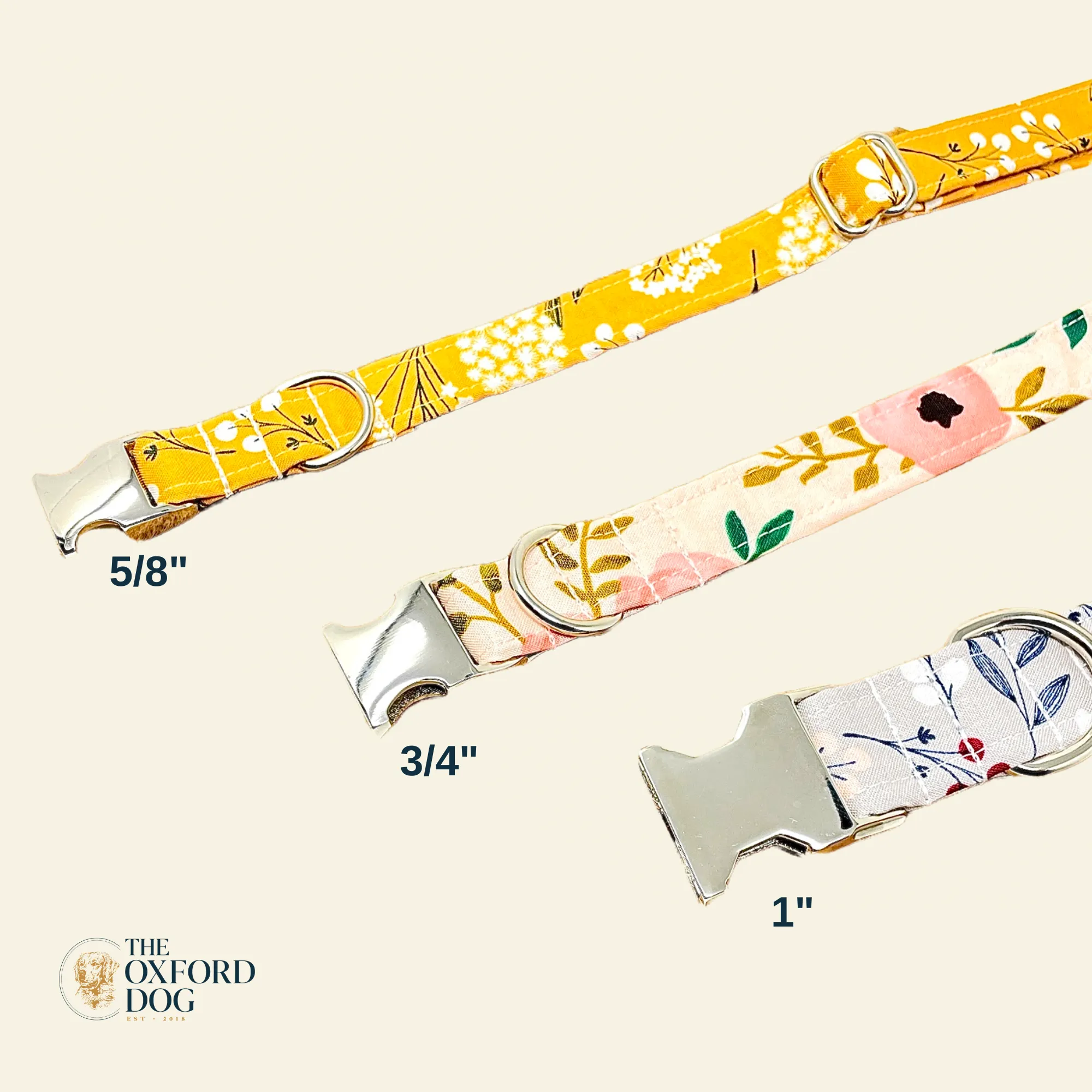 Fir Trees in Tan | Collar and Leash Set