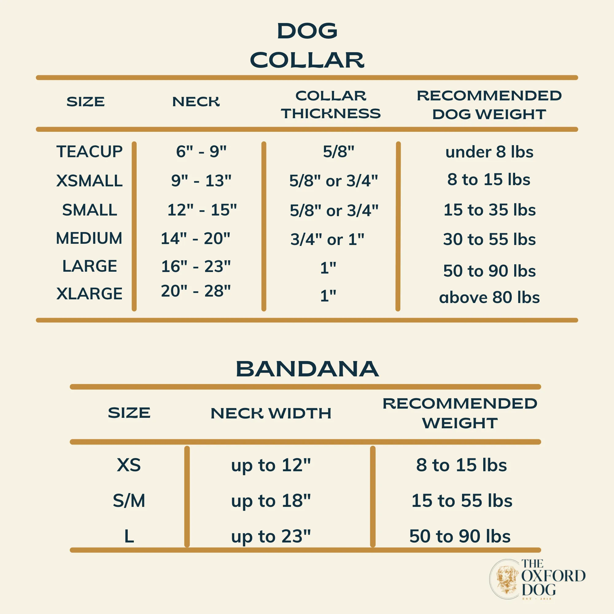 Fir Trees in Tan | Collar and Leash Set