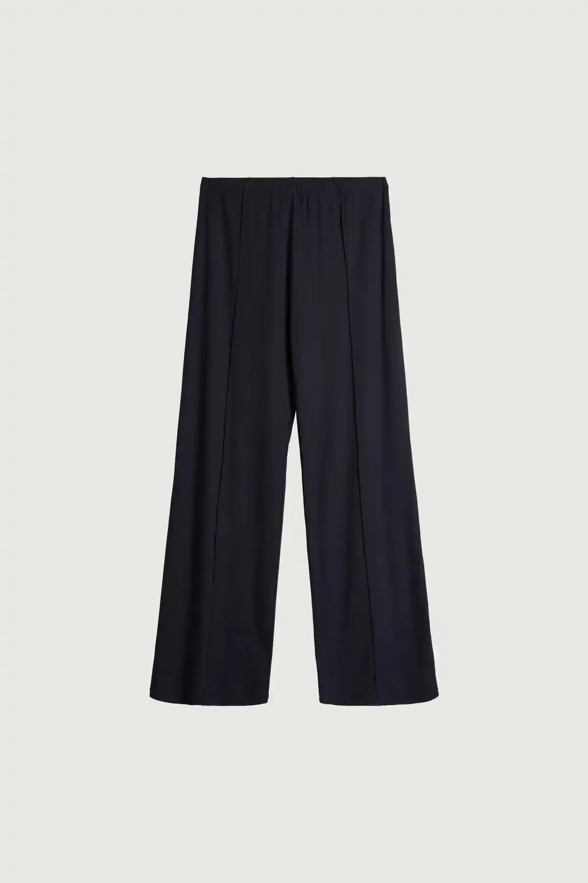 Flared Pants with Stitch Details