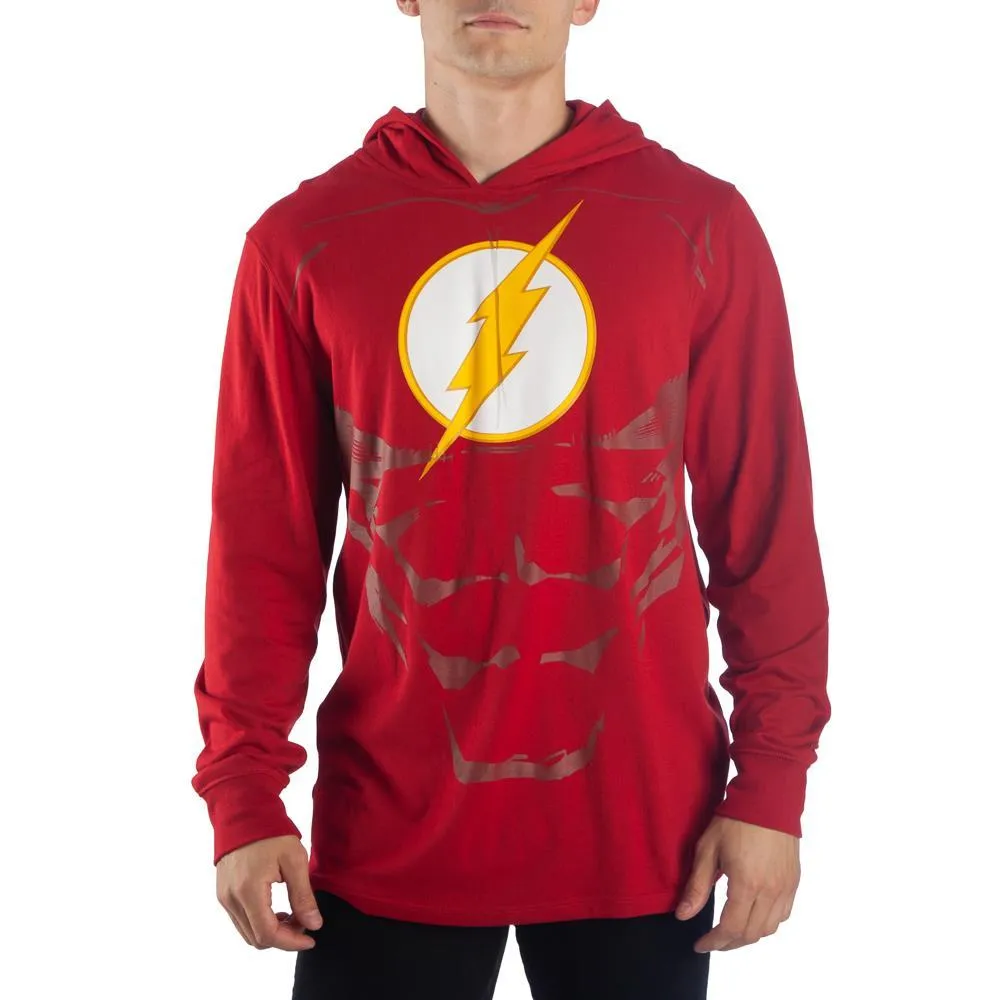 Flash Hoodie DC Comics Cosplay Flash Gift - DC Comics Hoodie Flash Cosplay
