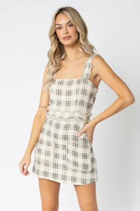 Freida Plaid Tank Dress