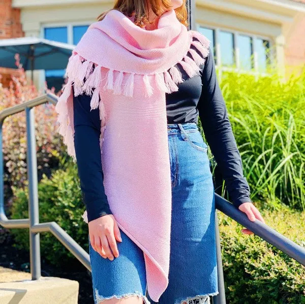 Fringe Blanket Scarf