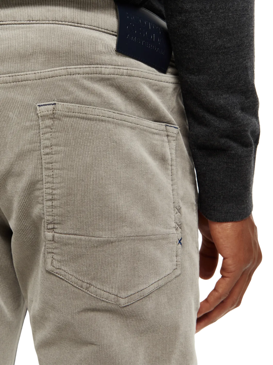 Garment Dyed Ralston Corduroy Pant in Moonstone