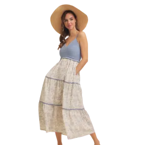 Georgia Dress - Blue