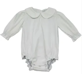Hampton James Long Sleeve White Flutter Bubble