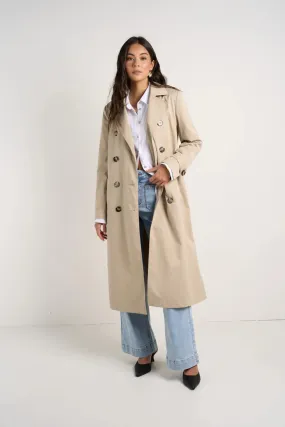 Kensington Trench Coat Stone