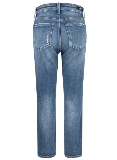 KUT Catherine High Rise Ankle Straight Leg Jean