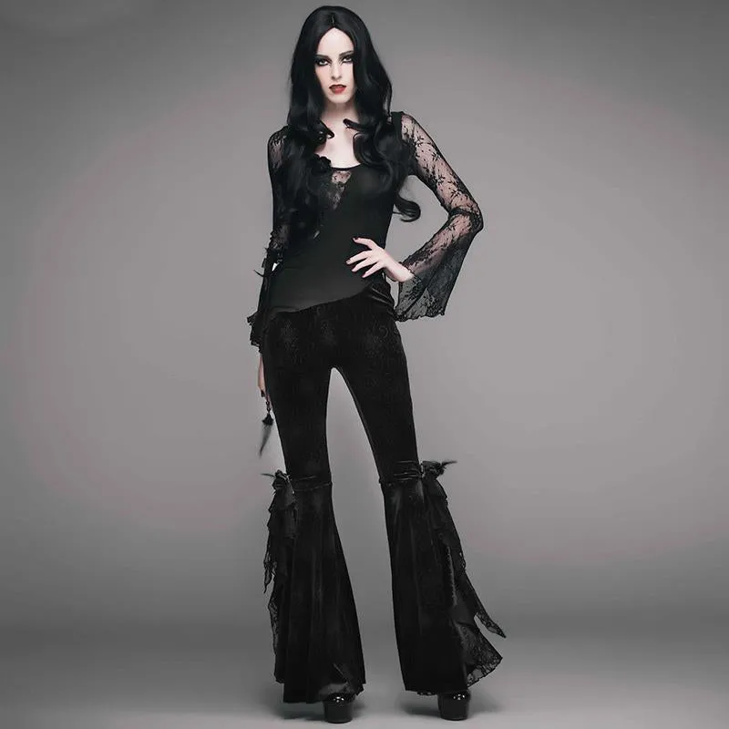 'Lazarus' Flared Gothic Pants