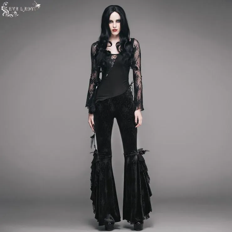 'Lazarus' Flared Gothic Pants