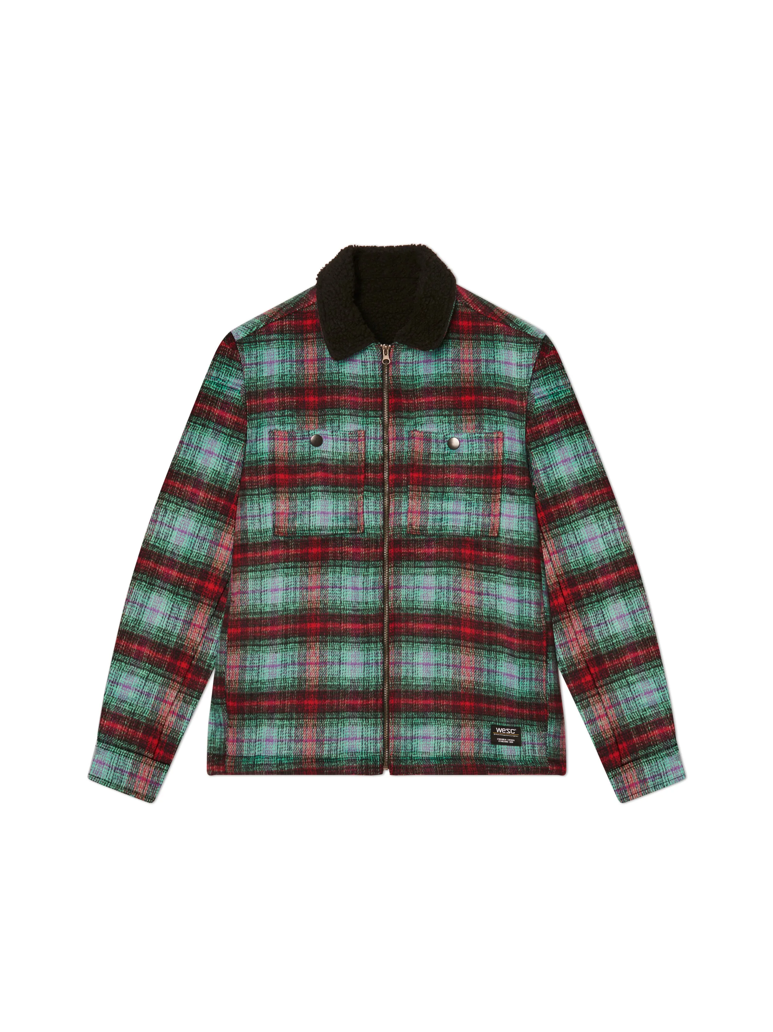 LIAM WASHED PLAID JACKET