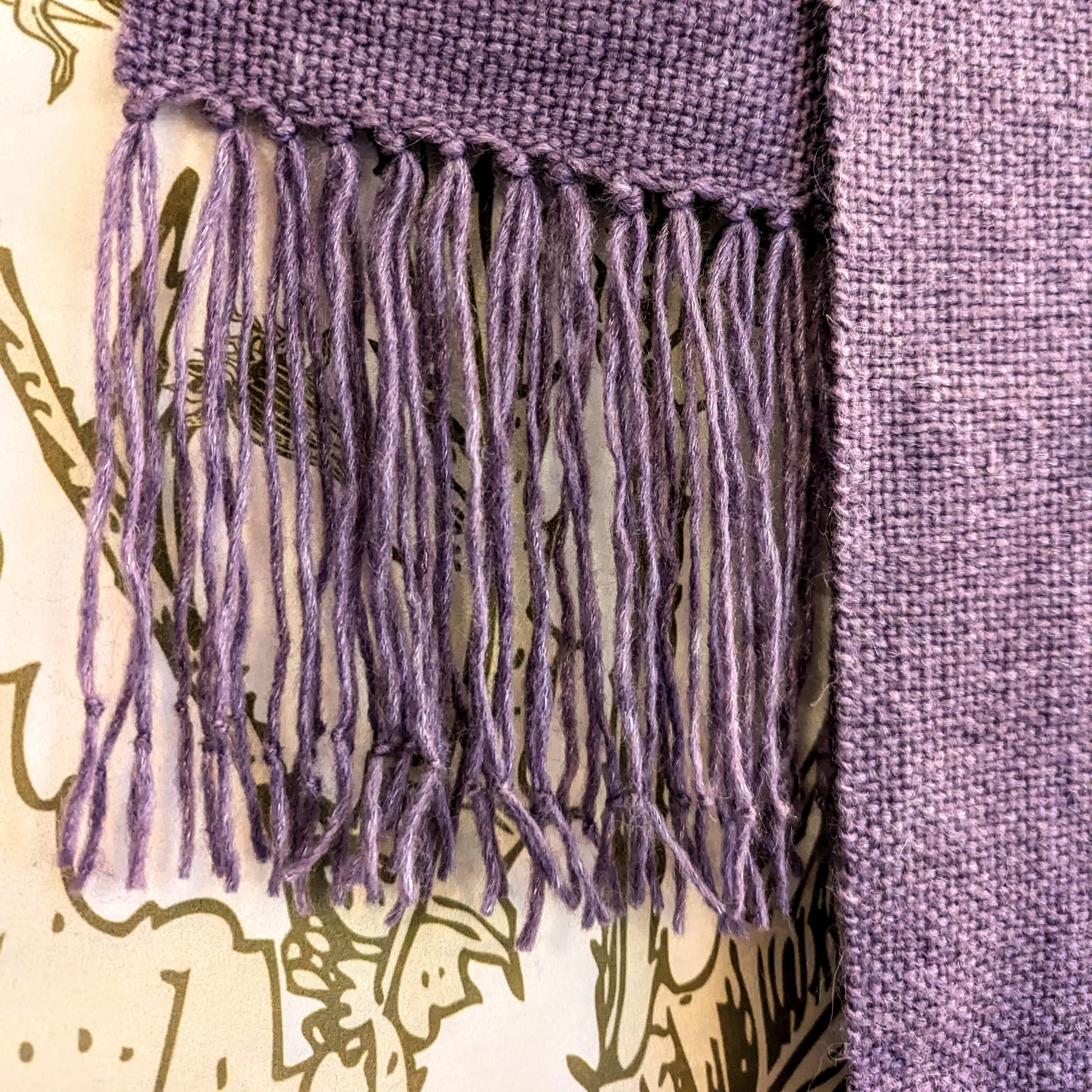 Lilac Summer Angora Scarf