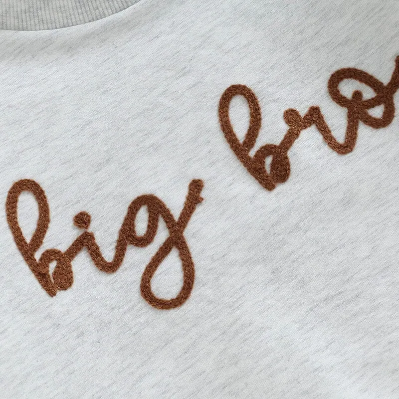 Long Sleeve Big Bro Toddler Sweatshirt
